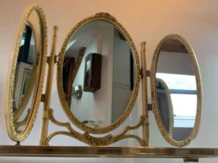 Miroir triptyque de coiffeuse
