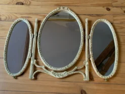 Miroir triptyque de coiffeuse