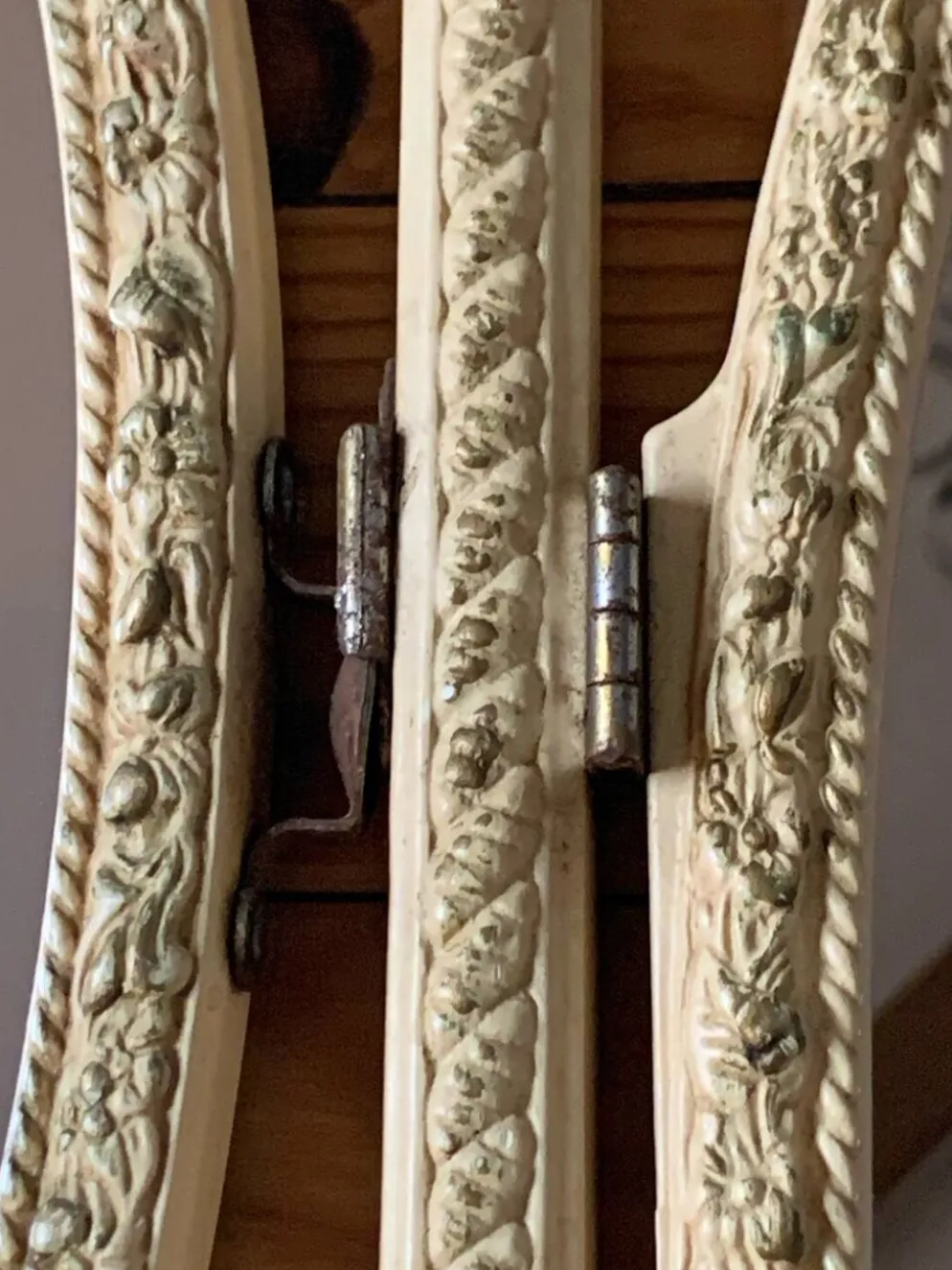 Miroir triptyque de coiffeuse