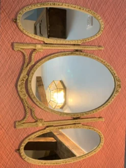 Miroir triptyque de coiffeuse