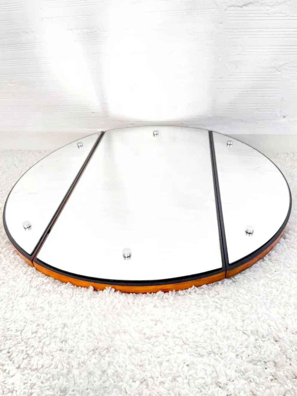 Miroir triptyque du milieu du siècle