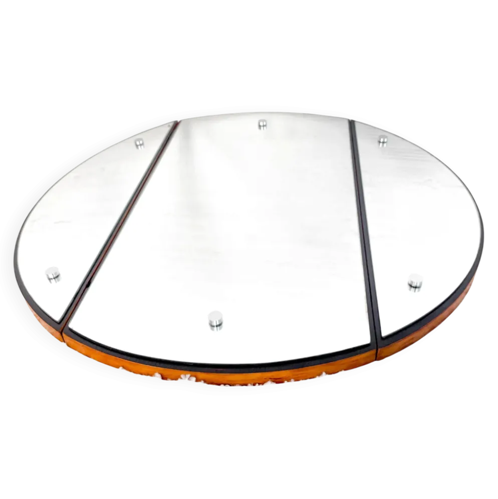 Miroir triptyque du milieu du siècle