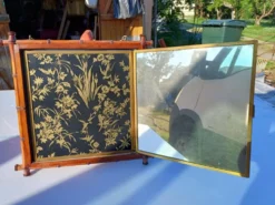 Miroir Triptyque 1876 : L.B