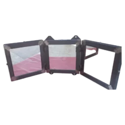 Miroir triptyque métal