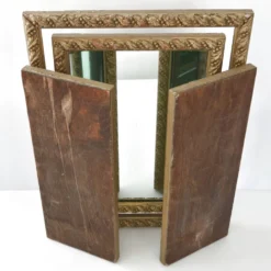 Miroir triptyque vintage 1950
