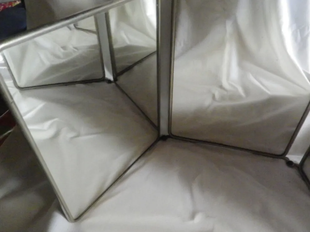 Miroir triptyque vintage 65x27cm