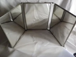 Miroir triptyque vintage 65x27cm