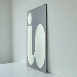 Miroir typographique IO par Giuseppe Raimondi, années 1970