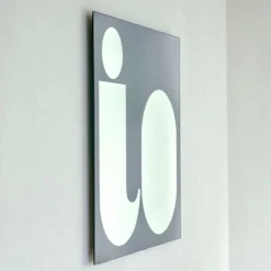 Miroir typographique IO par Giuseppe Raimondi, années 1970