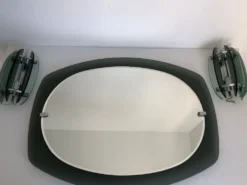 Miroir veca et 2 appliques veca assorties made in italy