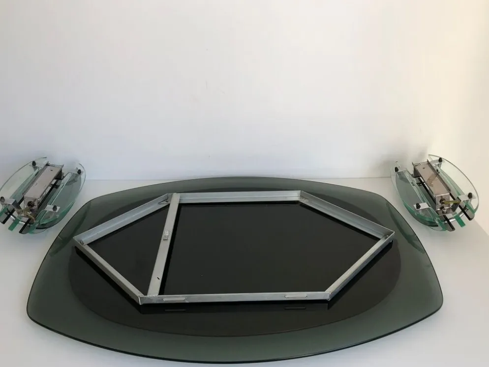 Miroir veca et 2 appliques veca assorties made in italy