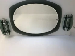 Miroir veca et 2 appliques veca assorties made in italy