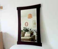 Miroir vintage biseautée de style Asiatique