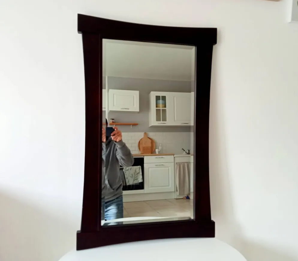 Miroir vintage biseautée de style Asiatique