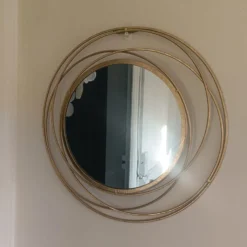 Miroir vintage cerclé