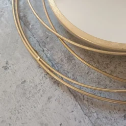 Miroir vintage cerclé