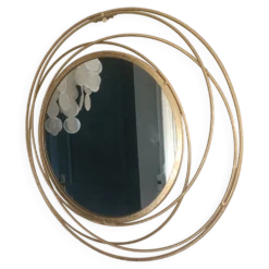 Miroir vintage cerclé
