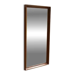 Miroir vintage danois en teck, années 1960