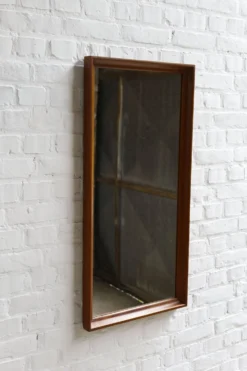 Miroir vintage danois en teck, années 1960