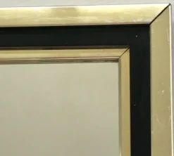 Miroir vintage doré 46x46cm