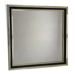 Miroir vintage doré 46x46cm