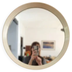 Miroir vintage en bois laqué