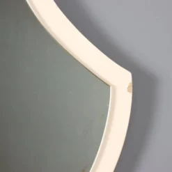 Miroir vintage en bois laqué et verre miroir, design, Italie, années 1970
