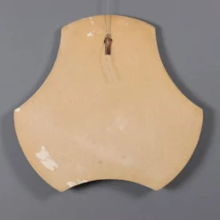 Miroir vintage en bois laqué et verre miroir, design, Italie, années 1970