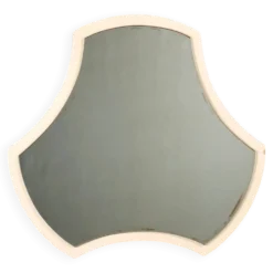 Miroir vintage en bois laqué et verre miroir, design, Italie, années 1970