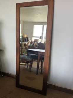Miroir vintage en bois style scandinave