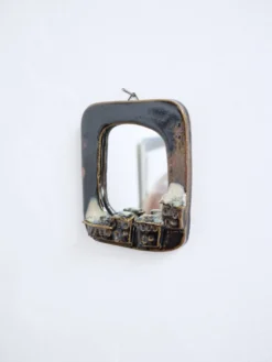 Miroir vintage en céramique
