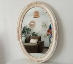 Miroir vintage en céramique années 60/70