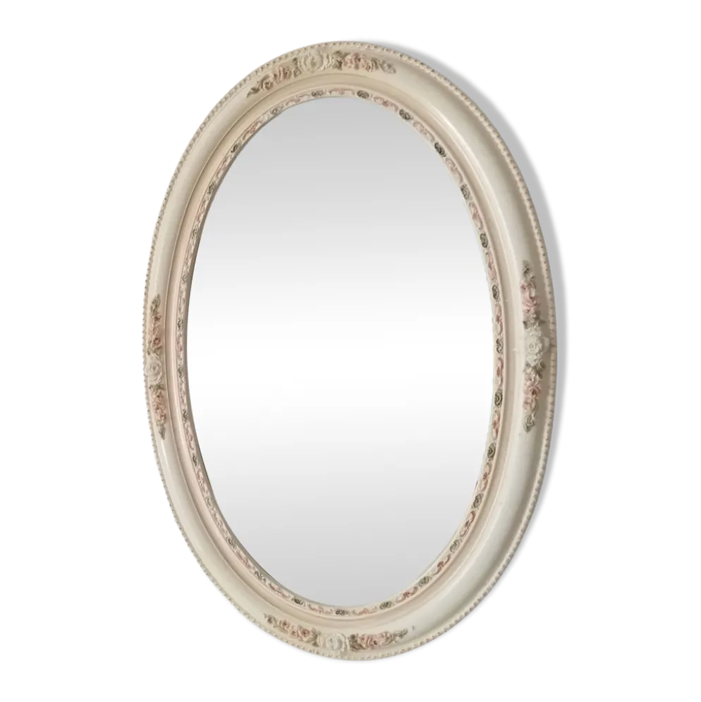 Miroir vintage en céramique années 60/70