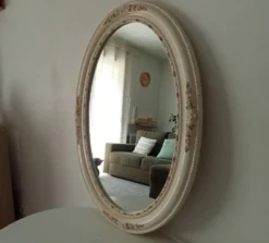 Miroir vintage en céramique années 60/70
