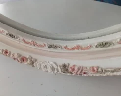 Miroir vintage en céramique années 60/70