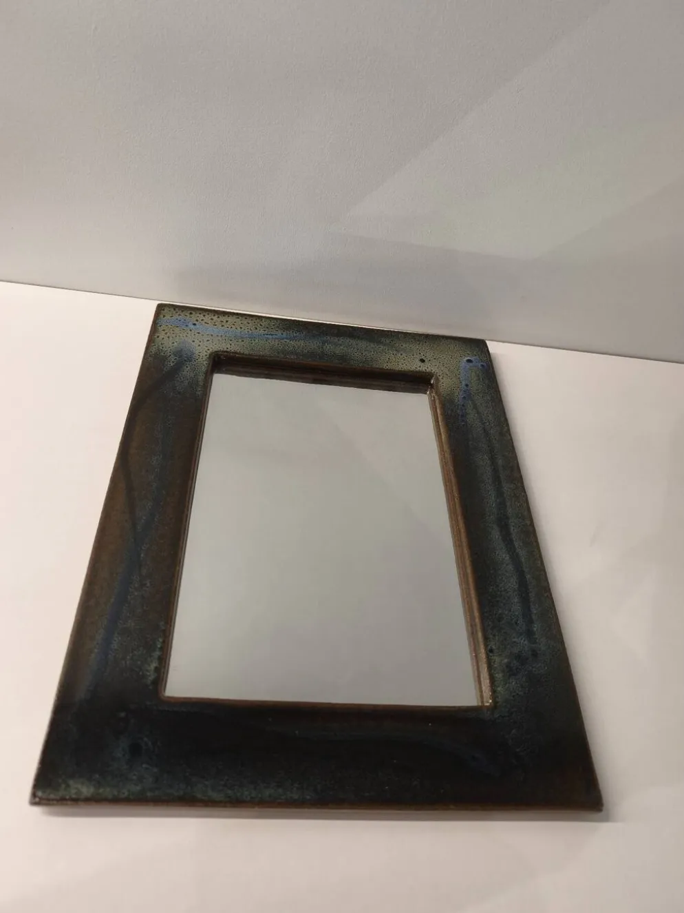Miroir Vintage en Céramique Émaillée – Atelier de la Bâtisse (Années 6