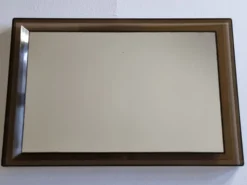 Miroir vintage gilac rectangulaire, années 70, 60 x 40 cm