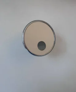 Miroir vintage orientable chromé, grossissant et éclairant, France 1970
