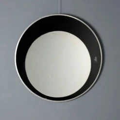 Miroir vintage rond design, Italie 1960s-1970s