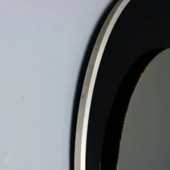 Miroir vintage rond design, Italie 1960s-1970s