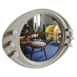Miroir vintage rétro éclairé