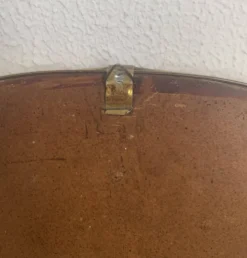 Miroir vintage 1960 rétroviseur asymétrique forme libre - 40 x 26 cm