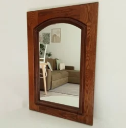 Miroir vintage rustique années 70/80