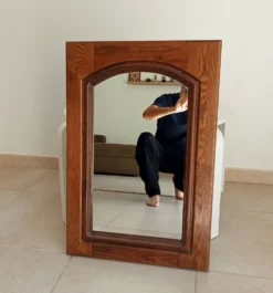 Miroir vintage rustique années 70/80