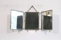 Miroir vintage tryptique 1950