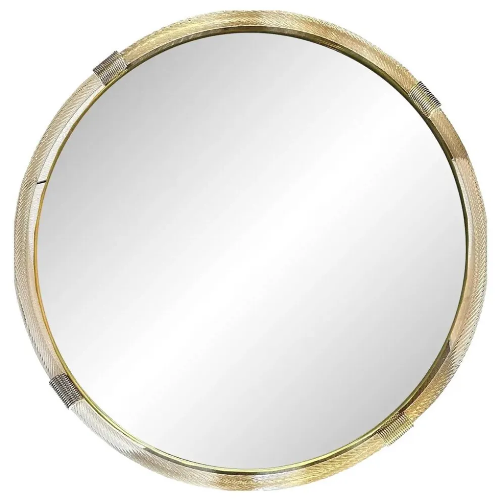 Miroir vénitien en verre de Murano italien par Simoeng