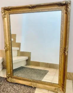 Miroir XIXème avec moulures Or