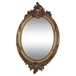 Miroir XIX oval 102 x 63