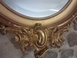 Miroir XIX oval 102 x 63