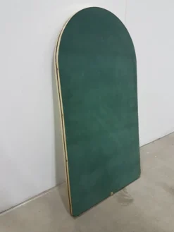 Mirror with a graphic decoration